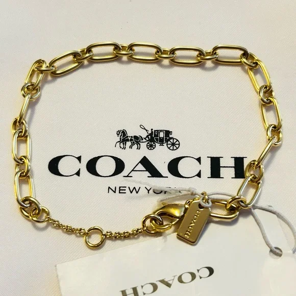 💰SOLD💰Coach Gold tone Bracelet - Picture 3 of 6